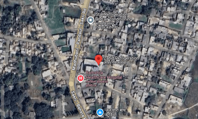 Service center location map