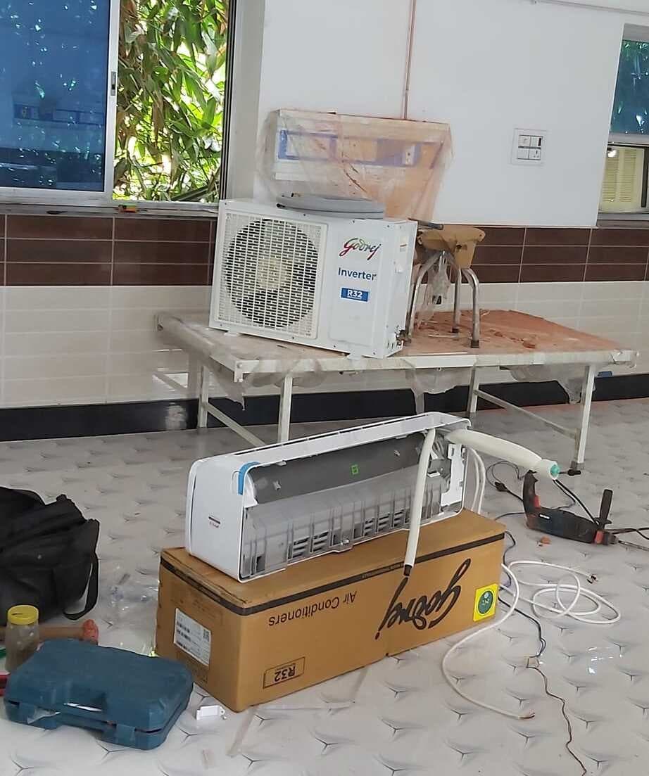 Corporate office AC installation